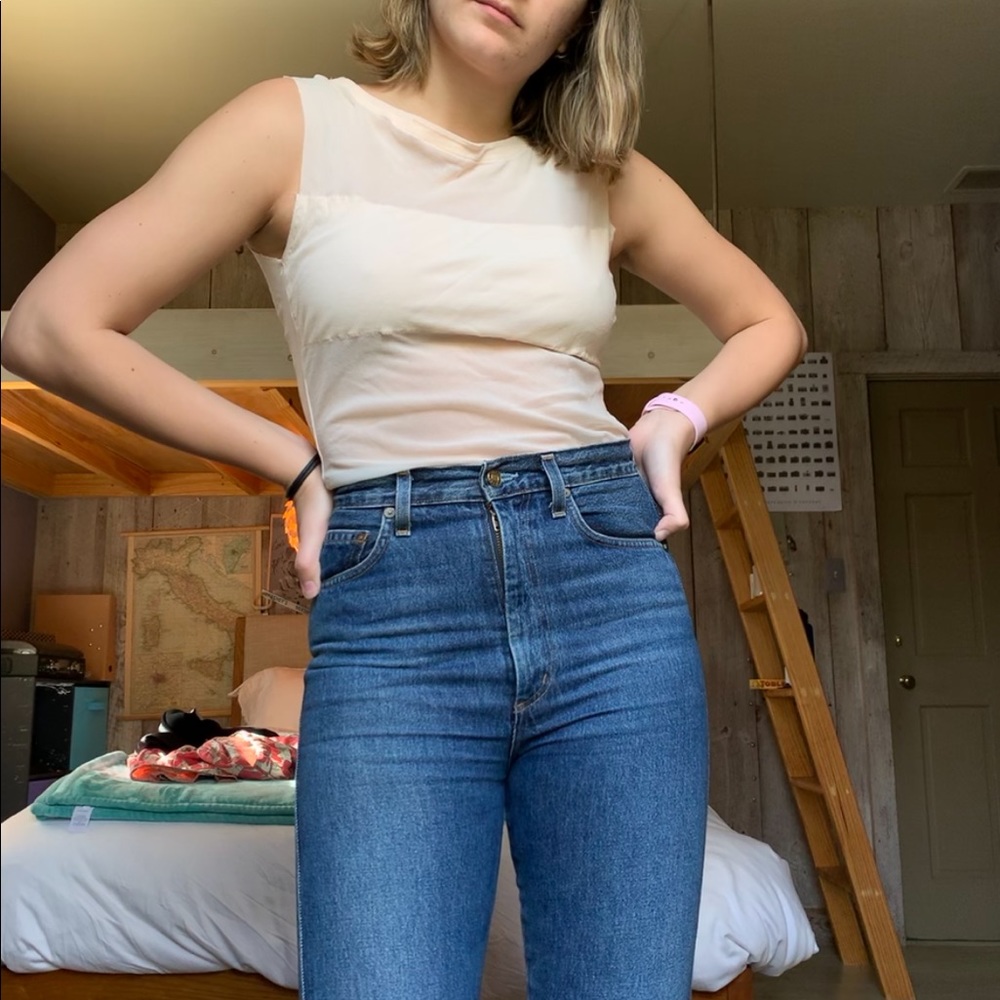 Zara light pink top